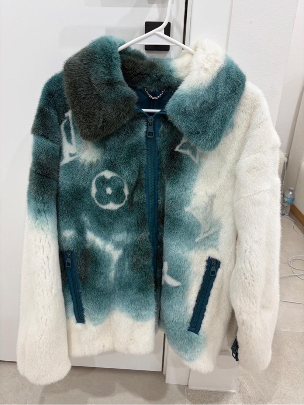Louis Vuitton Spray Mink Bomber Jacket